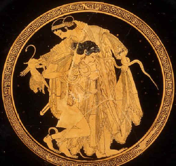Peleus Wrestling
